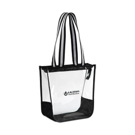 Gemline 100796 - Sigma bolso tipo tote transparente con cremallera