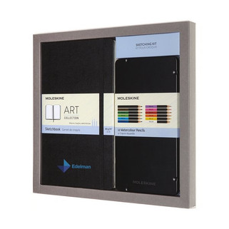 Moleskine 100925 - Coloring Kit - Sketchbook and Watercolor Pencils