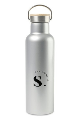 Aviana 101349 - ™ Metallics Double Wall Stainless Steel Wine Bottle - 25 Oz.