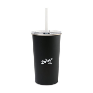 GiftRetail 101358 - Arlo Classics Stainless Steel Tumbler with Straw - 20 Oz.