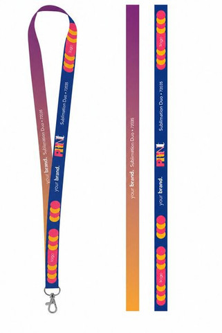LanyardIn 75035S - Painettu näyte Lanyard SUBLIMATION Long II (20 mm) polyesteriä