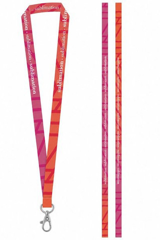 LanyardIn 94972S - Painettu näyte SET Lanyard SUBLIMATION Long II (20 mm) 20 mm:n sulkurenkaalla