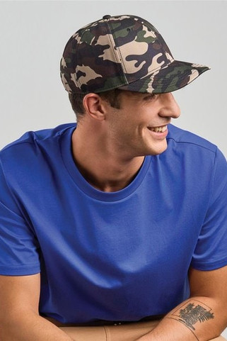 Atlantis ACBEAS - Atlantis Beat S 6 Panel Structured Mid Profile Mid Visor Recycled Cap