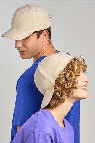 Atlantis ACFAMS - Atlantis Fam S 6 Panel Structured Low Profile Mid Visor Suede Recycled Cap
