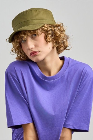 Atlantis ACTNKS - Atlantis Tank S 1 Panel Unstructured Curved Visor Organic Military Cap