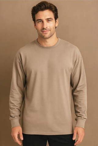 Next Level Apparel N7211 - NLA Heavyweight Combed 230 Oversize Fit L/S Tee Adult