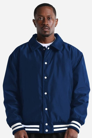 Shaka Wear SHCVBJ - Unisex Collared Varsity Jacket