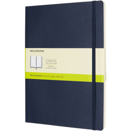 Moleskine 107181 - Classic XL soft cover notebook - plain