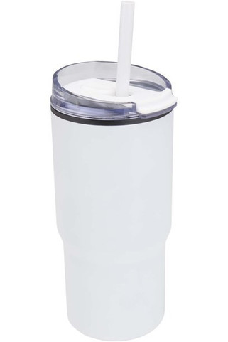 Westin 540 ml RCS recycled double wall insulated tumbler with straw - EgotierPro 100959