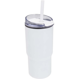 Westin 540 ml RCS recycled double wall insulated tumbler with straw - EgotierPro 100959