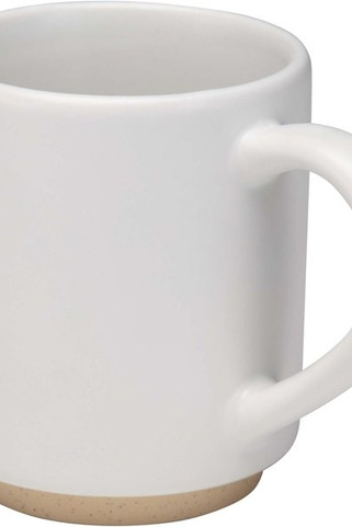 Camilla 180 ml stackable ceramic mug with matte finish - EgotierPro 100960