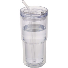 Archer 480 ml double wall plastic tumbler - EgotierPro 100967