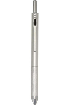 Stylo à bille 4 en 1 RCS Tine en acier inoxydable recyclé - EgotierPro 106445