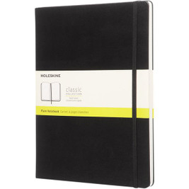 Moleskine 107180 - Classic XL hard cover notebook - plain