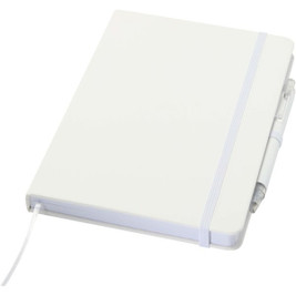 Ensemble comprenant un cahier en papier recyclé Spectrum A5 et un stylo à bille - EgotierPro 107402