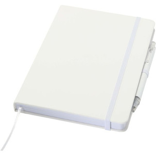 Spectrum A5 recycled notebook and ballpoint pen set - EgotierPro 107402