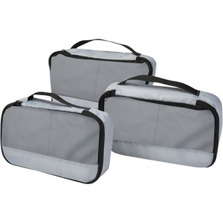 Jet GRS recycled packing cubes - set of 3 - EgotierPro 120807