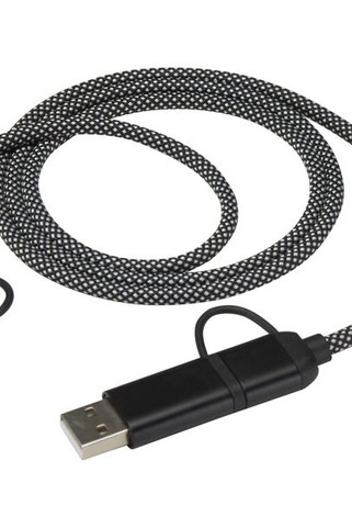 SMART 65W 100 cm RCS certified magnetic 5-in-1 charging cable - EgotierPro 124495