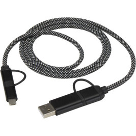 SMART 65W 100 cm RCS certified magnetic 5-in-1 charging cable - EgotierPro 124495