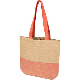Rhythm straw paper tote bag 10L - EgotierPro 130155