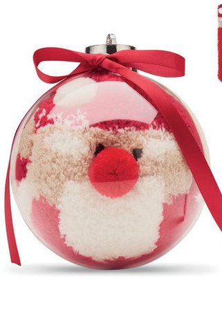 SNUG L Santa socks in bauble ornament - GiftRetail CX1586