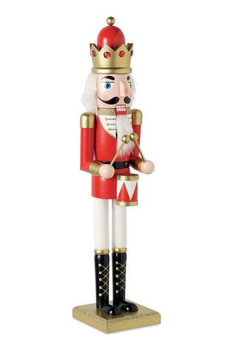 SUPER JOLY Large wooden nutcracker - GiftRetail CX1591