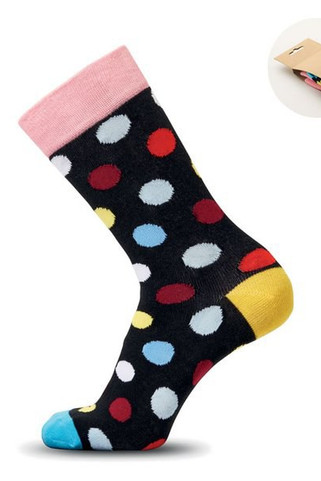 FUNNY L Funny patterned socks - GiftRetail MO3101