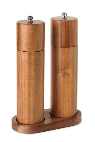 TUCCO SET Acacia salt & pepper grinders - GiftRetail MO3120