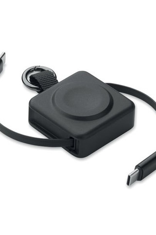 SKILFUL Retractable 100W USB-C cable - GiftRetail MO3145