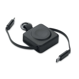 SKILFUL Einziehbares 100W-Typ-C-Kabel - GiftRetail MO3145