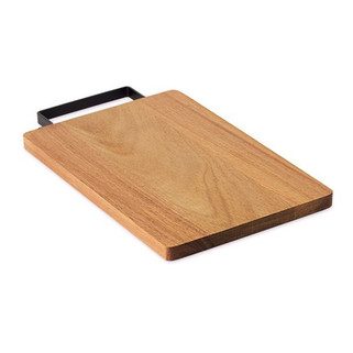 ASTA Acacia board with steel handle - GiftRetail MO3165