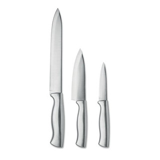 COCINERO Stainless steel knife set 3pcs - GiftRetail MO3203