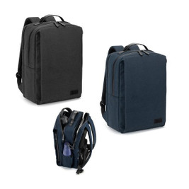 Laptop-Rucksack (17") aus hochdichtem 600D-Recycling-Polyester (20L) - Egotier 92542