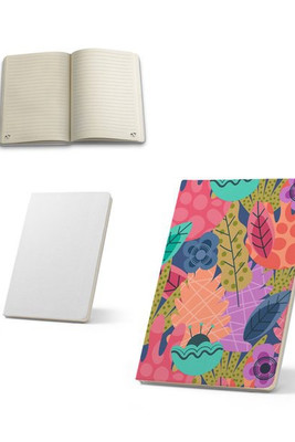 A6 notepad with a hardback cover, ideal for sublimation printing - Egotier 93670