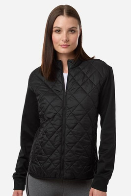 Adidas A1009 - Chaqueta acolchada con cremallera completa para mujer