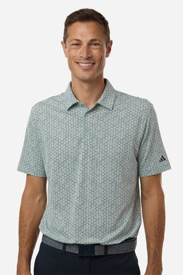 Adidas A2023 - Polo Climacool de Malla Tango Print Ultimate365 para Hombre
