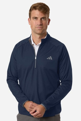 Adidas A2027 - Pulóver con cremallera de un cuarto Ultimate365 Wind para hombre