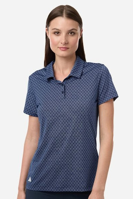 Adidas A717 - Women's 4-Way Stretch Printed Polo