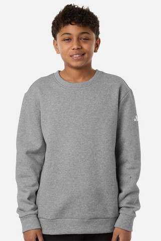 Adidas AT202 - Sudadera polar juvenil de cuello redondo