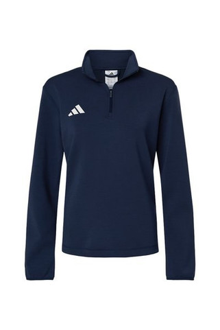Adidas AT401 - Sudadera de 3 rayas con cremallera de 1/4 para mujer