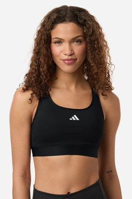Adidas AT750 - Sujetador deportivo de compresión Techfit para mujer con espalda cruzada