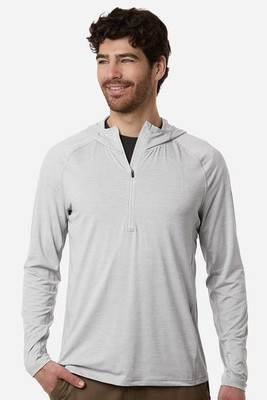 HUK H1200668 - Sudadera con capucha Atoll de media cremallera para hombre