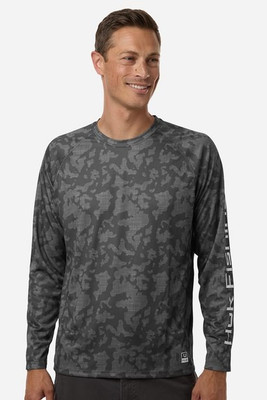 HUK H12L0017 - Camiseta de manga larga Lopro Running Lakes para hombre