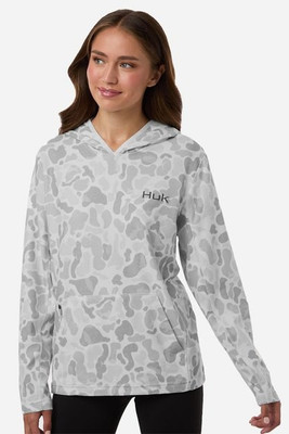 HUK H6130037 - Women's Coldfront+ KC Print Hooded Sweatshirt