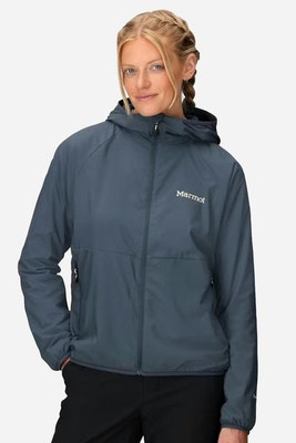 Marmot M16246 - Chaqueta con capucha de softshell aerotérmica para mujer
