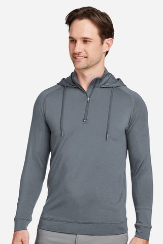 Swannies SWV600 - Unisex Vandyke Quarter-Zip Hooded Pullover