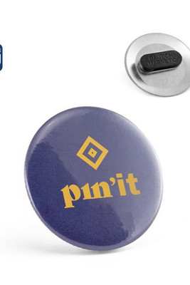 Button badge with double magnetic clasp - Egotier 73127