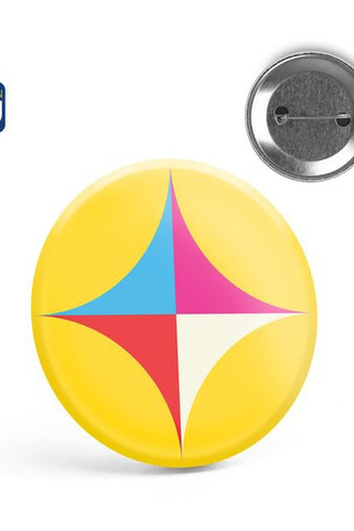 Button pin badge - Egotier 73129