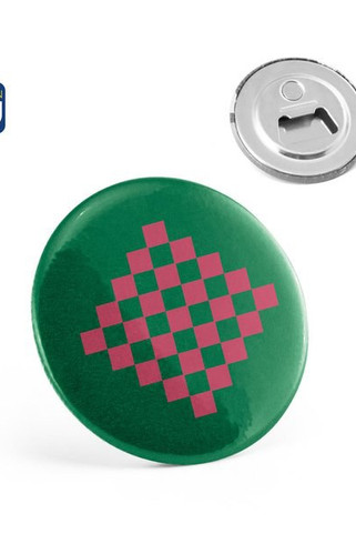 Magnetic button badge with bottle opener - Egotier 73132